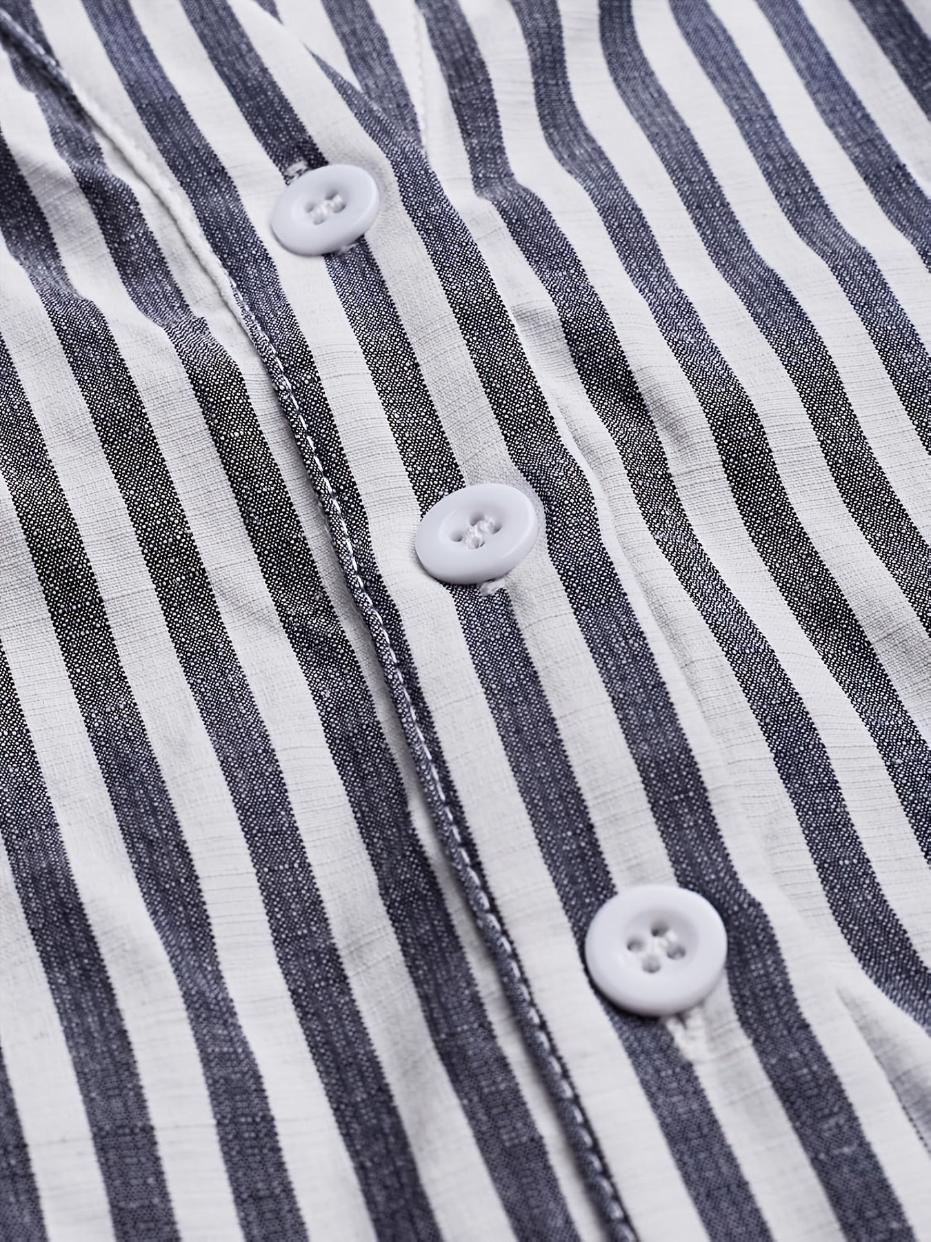 Vestido mini ligero sin mangas con escote en V y estampado de rayas para mujer