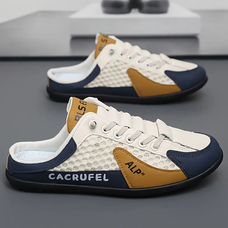 Zapatillas de deporte ligeras con espalda abierta para hombre