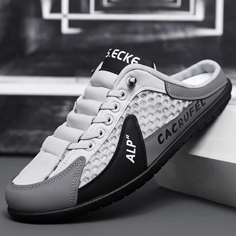 Zapatillas de deporte ligeras con espalda abierta para hombre