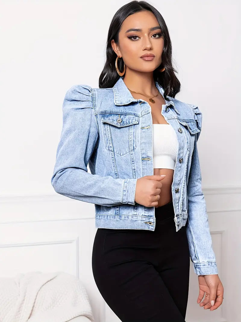 Chaqueta vaquera clásica para mujer