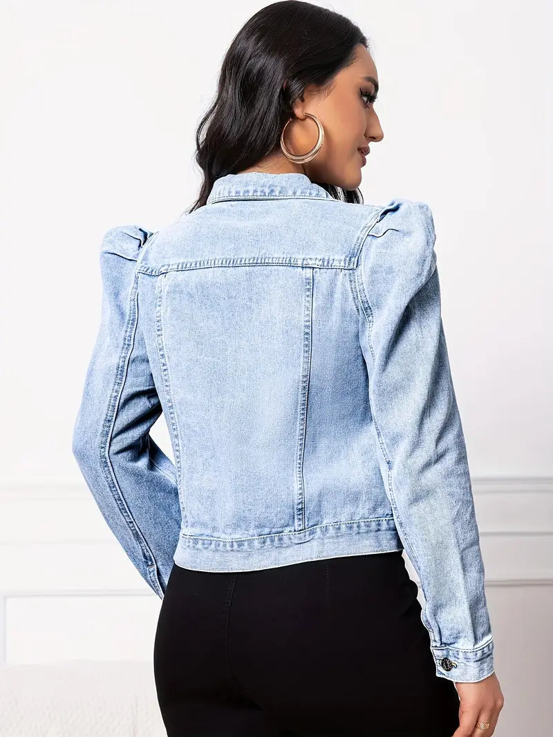 Chaqueta vaquera clásica para mujer