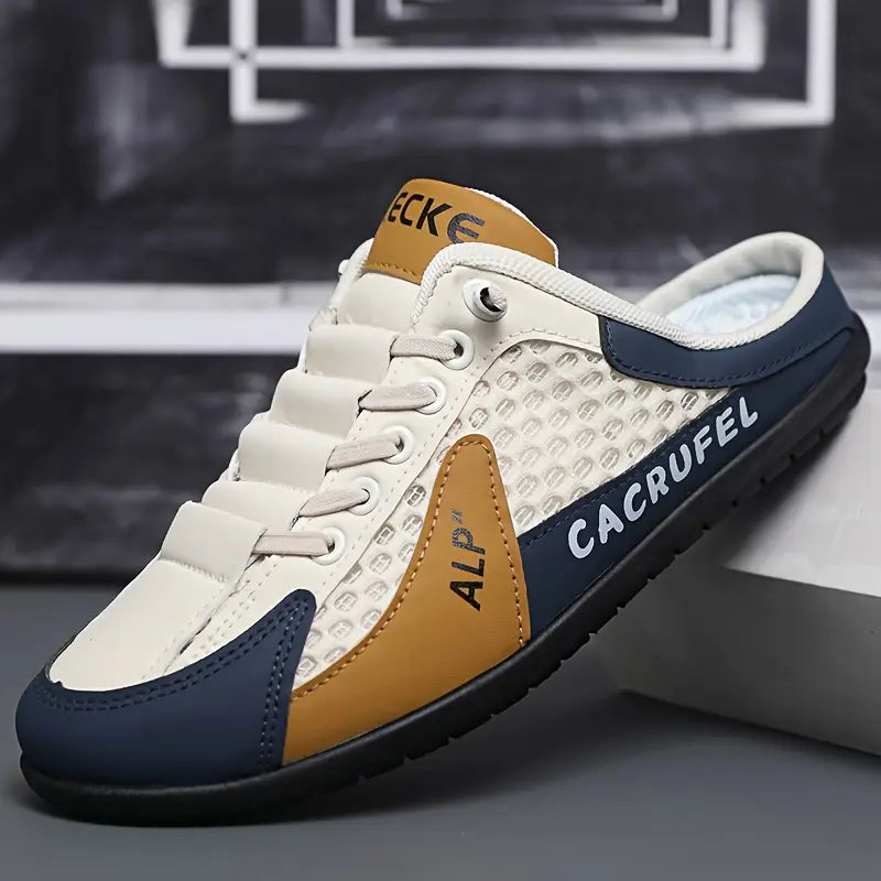 Zapatillas de deporte ligeras con espalda abierta para hombre