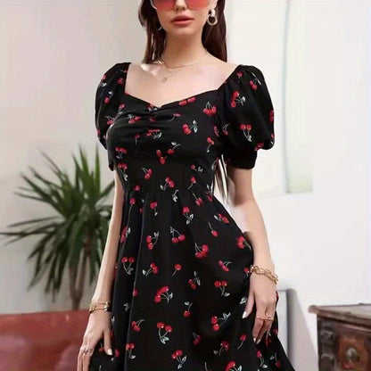 Vestido elegante con estampado – Moda de verano