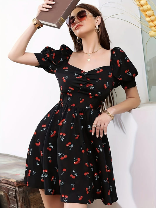 Vestido elegante con estampado – Moda de verano