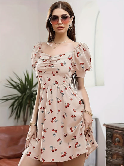 Vestido elegante con estampado – Moda de verano