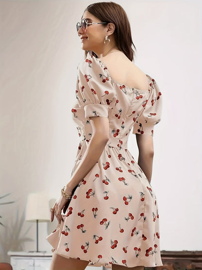 Vestido elegante con estampado – Moda de verano