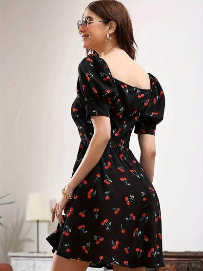 Vestido elegante con estampado – Moda de verano